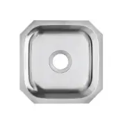 Unbranded Bar Sink 18" Undermount Single Bowl Rectangular Rust Resistant Silver