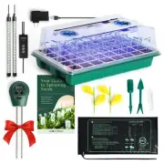 GROWFRIEND Upgraded Seed Starter Tray with Grow Lights and Heat Mat 3-in-1 So...