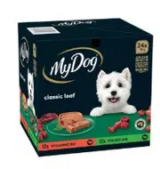 MY DOG Adult Wet Dog Food Classic Loaf BEEF & LAMB 24 x 100g