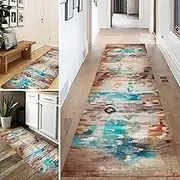 Modern Carpet Washable Runner Rugs 1m 1.5m 2m 2.5m 3m 3.5m 4m 4.5m 5m 6m Extra Long Carpet with Non Slip Backing, Narrow Floor Mats for Corridor Aisle Entrance Kitchen(2.3ft×19.7ft/70×600cm)