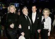 Tony Curtis his wife Jill Vandenberg Curtis Roger Moore his wife C- Old Photo 1