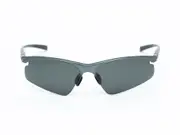 Aeroframe Men's Sport Cycling Frameless Sunglasses in Silver Grey