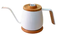在飛比找樂天市場購物網優惠-【對的咖啡】TAMAGO 單人咖啡手沖壺．內建溫度計、木質握