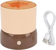 Electric Baby Bottle Shaker USB Charging Less Lumps Milk Formula Mixer Home Travel (Dark Brown)