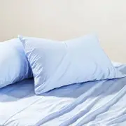 400TC Bamboo Cotton Blue Standard Pillowcase Pair [HABB400TC15PPDIS]