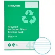 Studymate A4 Recycled 70gsm 24mm Dotted Thirds Book 48 Page