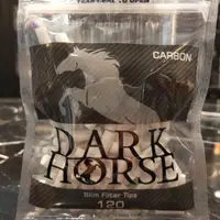 在飛比找蝦皮購物優惠-DARK HORSE 黑馬 活性碳濾嘴120粒¤6*15mm