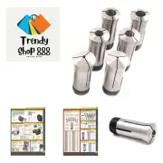 6 Piece 5C Collet Set 1/8-3/4 Inch by 8THS
