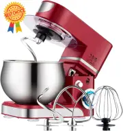 5Qt Stand Mixer 1200W - 6-Speed Tilt-Head with Stainless Steel Bowl & Attachment