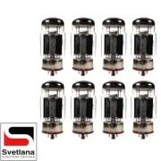 Brand New Plate Current Matched Octet 8x Svetlana KT88-SV Gold Grid Tubes