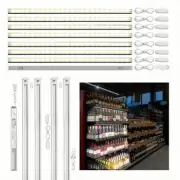 Gondola Shelving Lighting kit 8-pack 3Ft 4200K white lights with all accessories