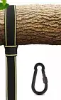 Tree Swing Hanging Strap 2" x 10' with Carabiner And Swivel Rhino StrapMate