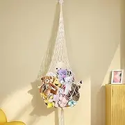 Toy Storage Net Nursery Cuddly Toy Hammocks Hanging Stuffed Toy Organiser Mesh Holder for Storage of Plush Toys - 190 x 60 x 60 cm