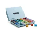 HIMI GOUACHE PAINT SET, TWIN CUP,12G/112COLORS, Ice Blue