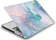 Case Compatible with New MacBook Air 13 inch 2020 2019 2018 Release A2337 A2179 A1932 M1 with Retina Display and Touch ID, Plastic Laptop Hard Shell Case -Colored Marble