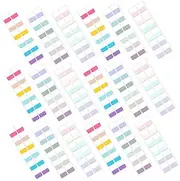 FIXOSHEE 360pcs Sticky Index Tabs Writable Markers for Notebooks Books Documents Adhesion Transparent Self Adhesive Versatile Use for Note Taking and Organizing Binders