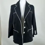 Linea By Louis Dell'Olio Black & White Jacket Size XS NWT