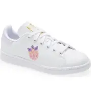 Wmns Adidas Originals Stan Smith White Pink Purple Pale Peach Trefoil 9.5 GZ8142