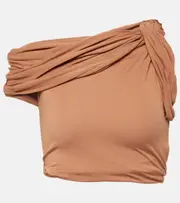 [Rick Owens] Rick Owens Lilies Sienna jersey crop top AU 14 black
