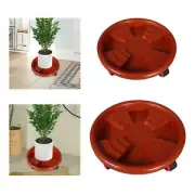 Pot Trolley with Wheels, Pot with Wheels, Potted Plant Stand, Rolling Plant