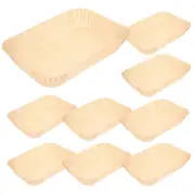 100Pcs Air Fryer Paper Liner Baking Paper Liner Food Baking Cushion Non-stick Air Fryer Paper Pad