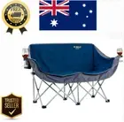 OZtrail Double Moon Chair Outdoors Camping Cup Holders Compact Portable 2 People