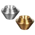 Multifunctional Silver/Golden Decorative Tray Effective Steel Fruit Holder Bowl
