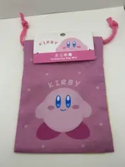 Kirby Nintendo Drawstring Bag Mini Pouch Kawaii Waddle Dee Smash Bros Dreamland