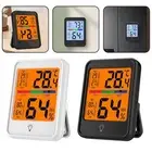 Magnetic Digital Temperature and Humidity Meter with Easy to Read Display