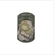 Moking Retro Vintage Collection Of Years Diary Sticker Pack Journal Scrapbooking Decoration Label Material Paper Retail