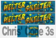 Code 3 Adhesive Trailer Decal - Helter Skelter livery 1/50 1/64 1/76 1/87 1/148