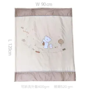 【C.D.BABY】嬰兒寢具田園熊 雙床包 棉被 L(嬰兒寢具 嬰兒棉被 嬰兒床護圍 床罩床包 嬰兒枕)