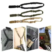 Single One 1 Point Tactical Sling For Rifle Gun Strap Belt Quick Release Buckle