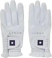 Onoff OG7325-01 WHT18 Golf Women's Gloves, 7.1 inches (18 cm), Both Hands, OG7225, White