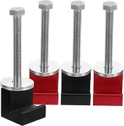 HEALEEP 4pcs Truck Tool Box Clamps Durable Hooks for Secure Tool Box Tie Down Compatible with Pickup Trucks Versatile Mounting Kit for Automotive Modifications