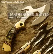 FELIX FRANCISCO CUSTOM HAND MADE FULL TANG CHOPPER CLEAVER KNIFE RAM HORN HANDLE