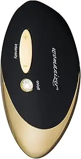 Womanizer W500 Clitoral Sucking Toy - with Swarovski - Clit Stimulator with 12 Suction Speeds - Waterproof Sucker Vibrator - Vibrating Adult Sex Toys for Women - Black/Gold