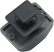 MYCENSE Push Button Lock Cabinet Latch Professional Keyless,Sturdy,Square,Furniture Hardware Campers Car Push Button Lock, Black
