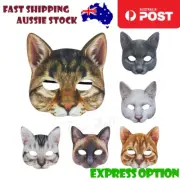 Cat Mask Halloween Children Half Face Party Props Animal Costume Party Animal Ma