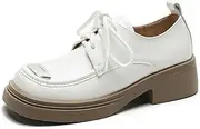 [ZIRIA] Black Platform Shoes Women's Loafers Casual Genuine Leather Women's Shoes Trend Spring Summer Heels Shoes