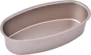 Ellipse Cheese Cake Pan, 8-Inch Non-Stick Oval Cake Bread and Meat Bakeware for