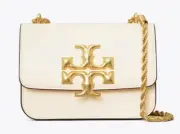NEW TORY BURCH SMALL ELEANOR CONVERTIBLE BAG NEW CREAM