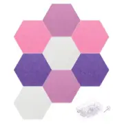 Acoustic Panels for Wall Decoration(White, Peach Red, Rose Red, Violet)