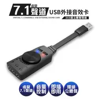 在飛比找myfone網路門市優惠-虛擬7.1聲道USB外接音效卡P71(電競必備)