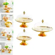 Cake Stand Multifunctional Versatile with Dome for Holiday Treat Muffins Pie