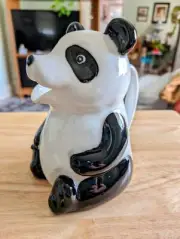 Vintage Henriksen Imports Panda Bear Pitcher