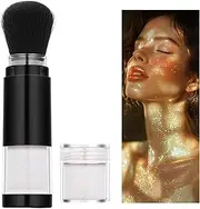 Glitter for Face,Waterproof Highlighter Powder - Long Lasting Eye Shimmer Powder for Stage Performance, Face Highlighter