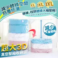 在飛比找momo購物網優惠-【家適帝】超大3D 真空立體壓縮收納袋 超值6件組(3XL*