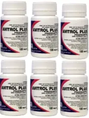 Avitrol Plus 20mg Bird Wormer Tablets 100 Pack Worming Chickens Ducks Birds x 6