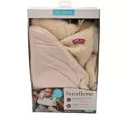 BundleMe Baby Stroller Blanket Carseat Faux Shearling Plush Cozy Warm Bundle New